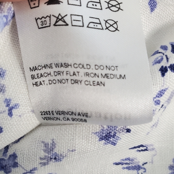 Reformation Sedgwick Linen Top Size 4 NWT - Picture 13 of 16